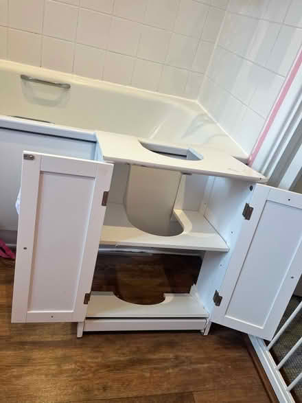 Photo of free Bathroom sink cabinet (Chessington Surrey) #2