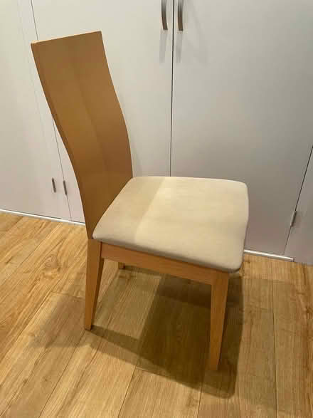 Photo of free Wooden chair with fabric seat (Palmer Park RG1) #2