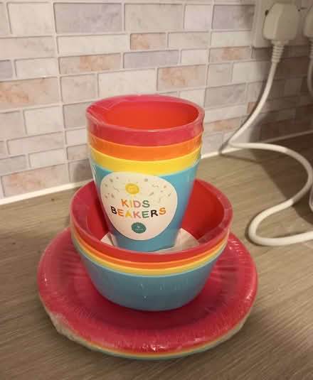 Photo of free Kids plastic dining set (Eastwood NG16) #1