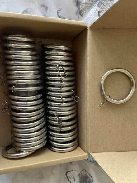 Photo of free 44 metal curtain rngs (Shotton, CH5) #1