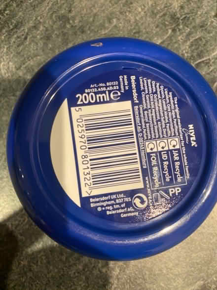 Photo of free Unopened Nivea lotion (Lancing BN15) #1