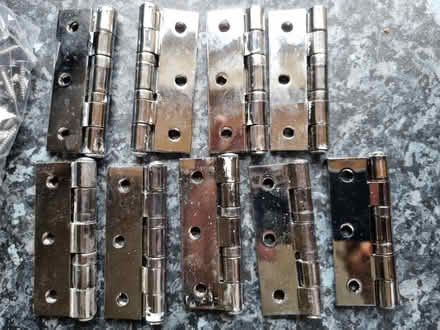 Photo of free Wickes Door Hinge & Latch Sets 9 Hinges 3 Latches Newish (Woosehill RG41) #3