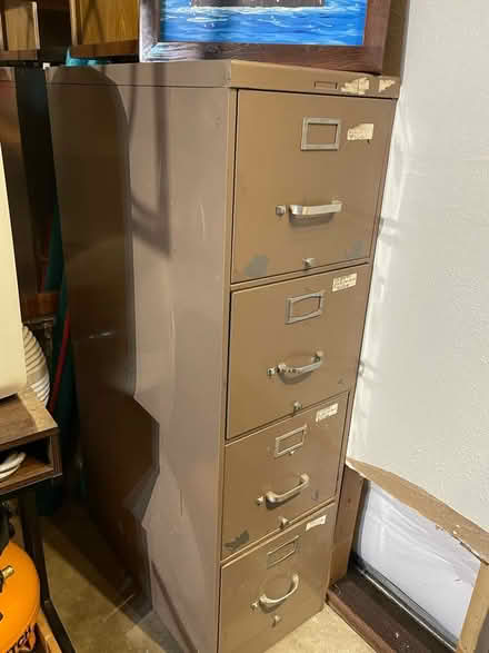 Photo of free Four Drawer Filing Cabinet (95825) #1