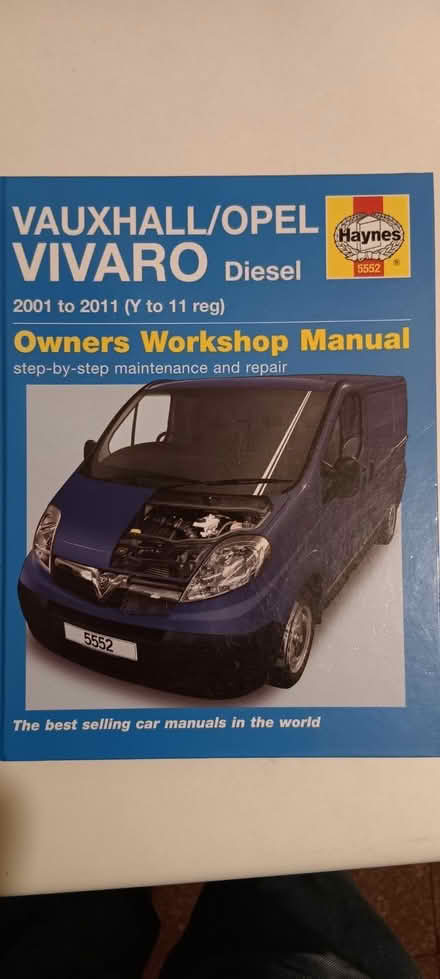 Photo of free Haynes Manual for Vauxhall Vivaro (Bransgore BH23) #1