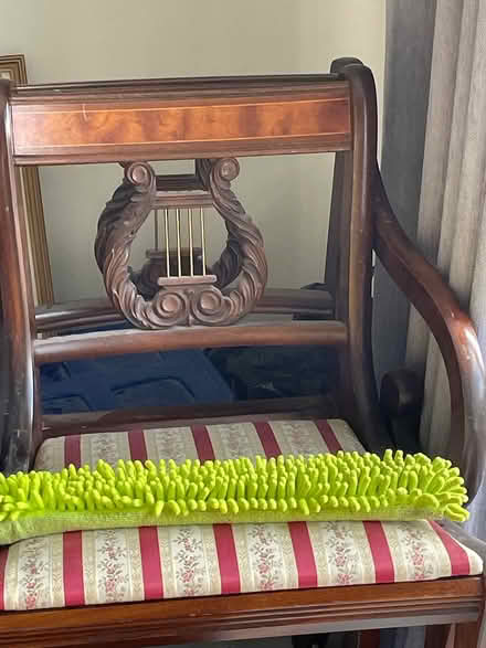 Photo of free 6 mahogany chairs 2 are carvers (Beckenham BR3) #2