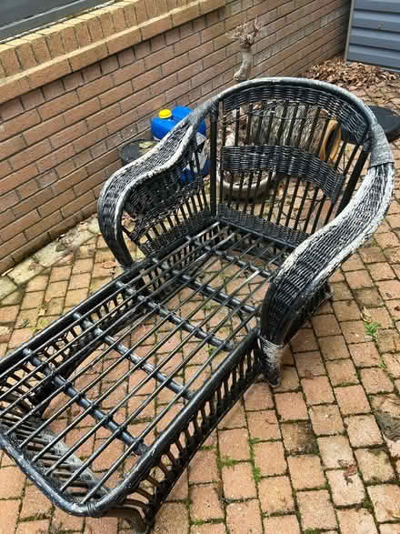 Photo of free Wicker lounger (Lostock. Bolton BL6) #3