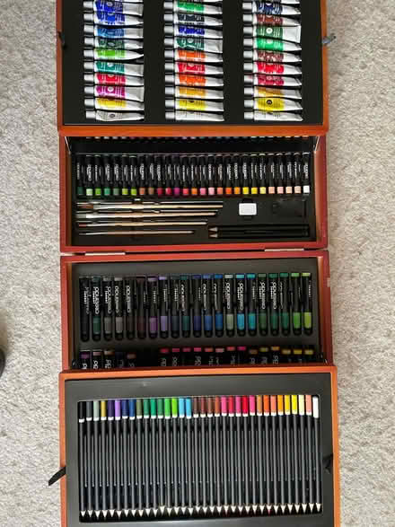 Photo of free Case of paints, pencils and pens (Portobello, Edinburgh, EH15) #1