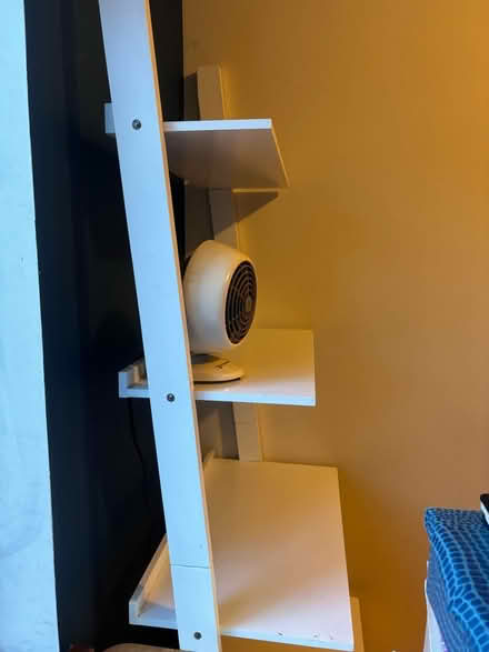 Photo of free Tall white shelves with drawer (UES/Spanish Harlem) #3