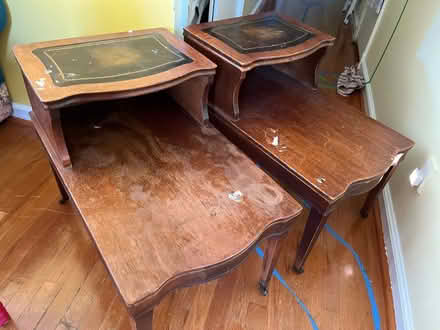 Photo of free Two end tables (Woodside Forest) #1