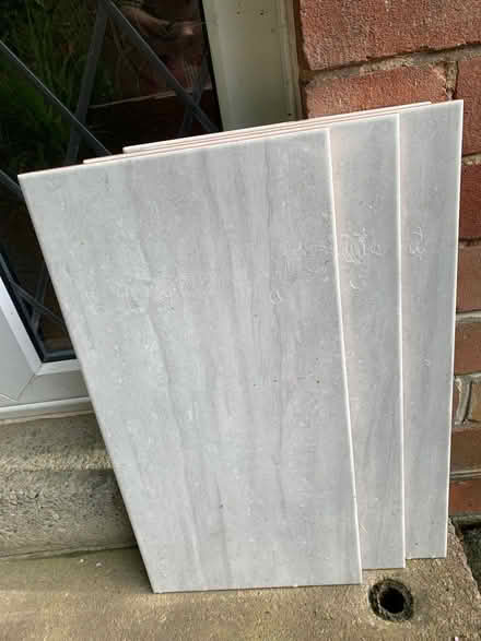 Photo of free 4 bathroom tiles (Kirkstall LS6) #1