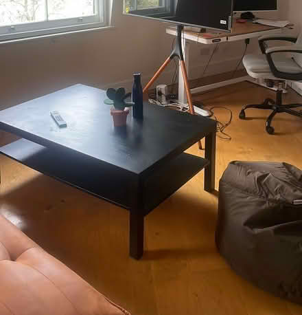 Photo of free Black ikea coffee table (EC1R) #1
