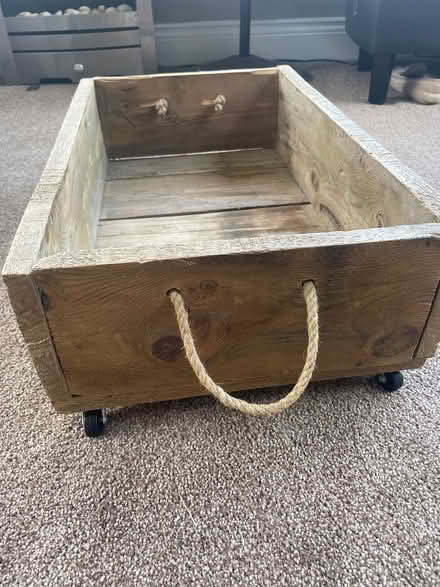 Photo of free Wooden box on castors (Newlands)