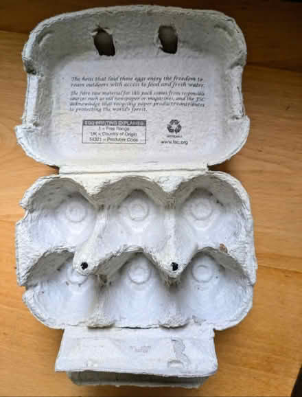 Photo of free Used & Empty Egg boxes (Nantmawr SY10) #1