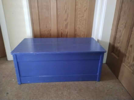 Photo of free Wooden toy box (Littleover, Derby) #1