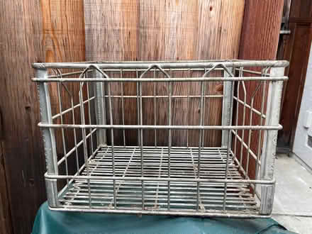 Photo of free Vintage Metal Milk Crates (Bluebell Way Sunnyvale) #2