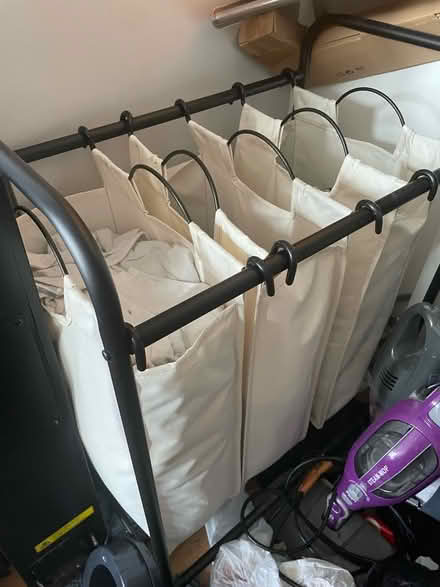 Photo of free MADE triple laundry 🧺 cart (SE18 Charlton/Woolwich) #1