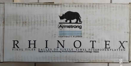Photo of free Rhinotex crystal blue vinyl floor tiles (Swinford OX29) #2