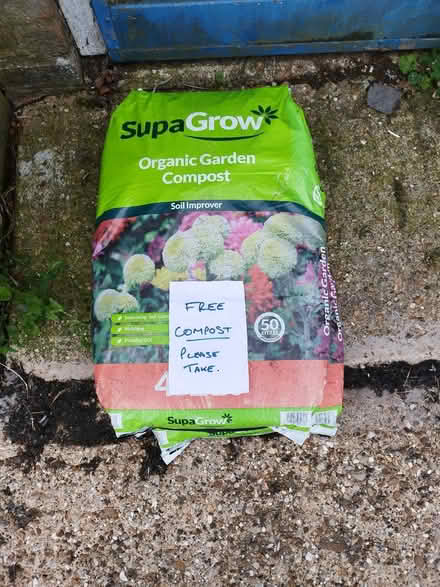 Photo of free Two 50L Bags Organic Compost - Unopened. Bletchley (West Bletchley MK3) #1