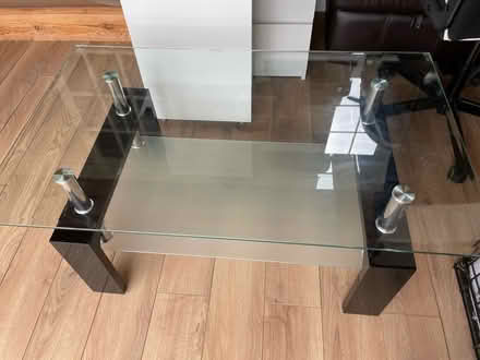 Photo of free Glass coffee table (Lincoln (Lincoln (LN6)) #1