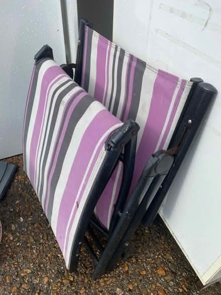 Photo of free Folding outdoor chair recliner (Lancing BN15) #1