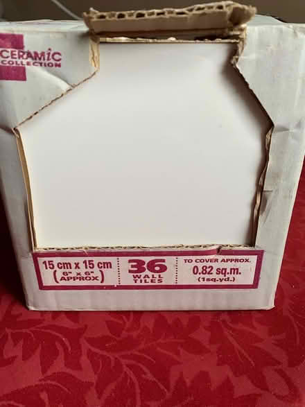 Photo of free Box of white tiles (IP2) #1
