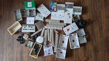 Photo of free Box of electrical items (Harold Hill RM3) #1