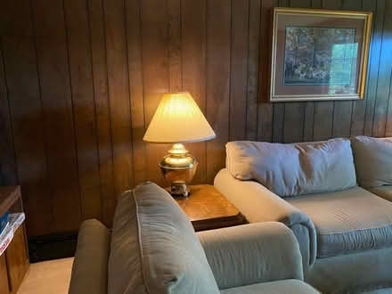Photo of free 2 ivory loveseats (Fairfield NJ) #1