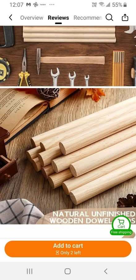 Photo of Dowel rod (Brixton Hill SW2) #1