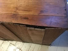Photo of free Oak sideboard unit with 2 cupboards and 3 drawers. (Sydenham SE23) #2