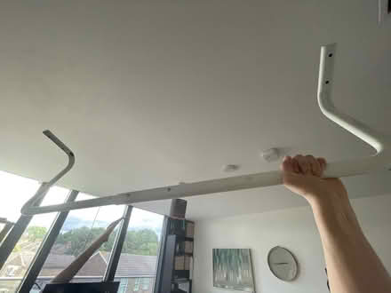 Photo of free Ikea clothes rail wall-mounted (SE18 Charlton/Woolwich) #1