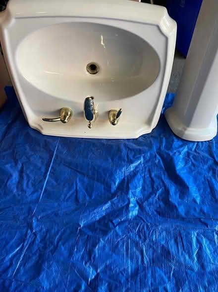 Photo of free Two pedestal sinks (Crystal, Beach) #2