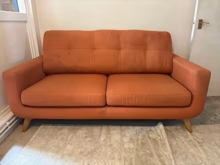 Photo of free Orange couch. (Wornington Green W10) #1