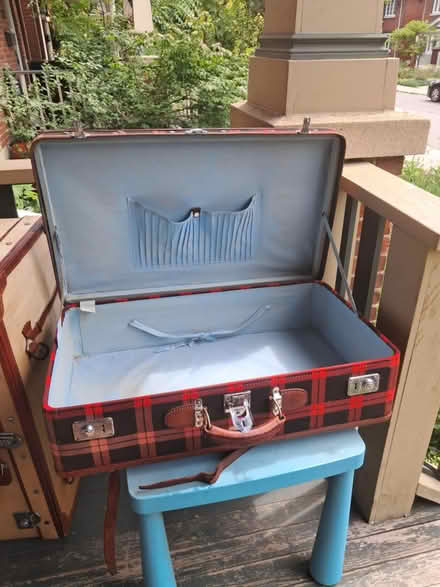 Photo of free vintage steamer suitcases (Hickory St. & Breezehill Av S) #2