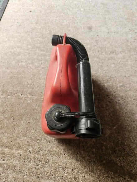 Photo of free 5 litre plastic petrol can (Weston, Bath) #1
