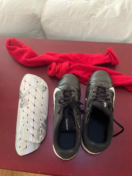 Photo of free Soccer cleats, socks, shin guards (San Anselmo) #1