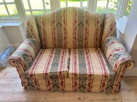 Photo of free 2 seater sofa (Great Alne B49) #1