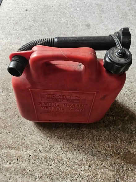 Photo of free 5 litre plastic petrol can (Weston, Bath) #2