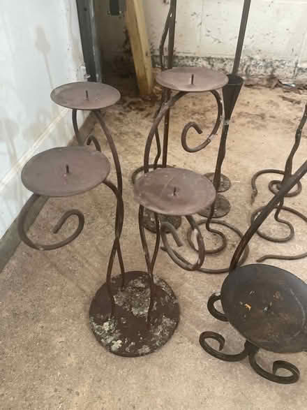 Photo of free Metal candle sticks (Bridgewater NJ) #3