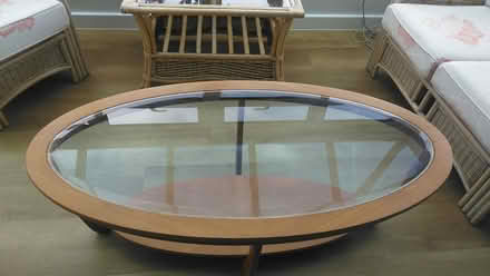 Photo of free Glass top coffee table (Willingdon BN21) #1