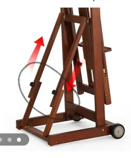 Photo of free Large wooden easel (South Beverly on Rantoul) #3