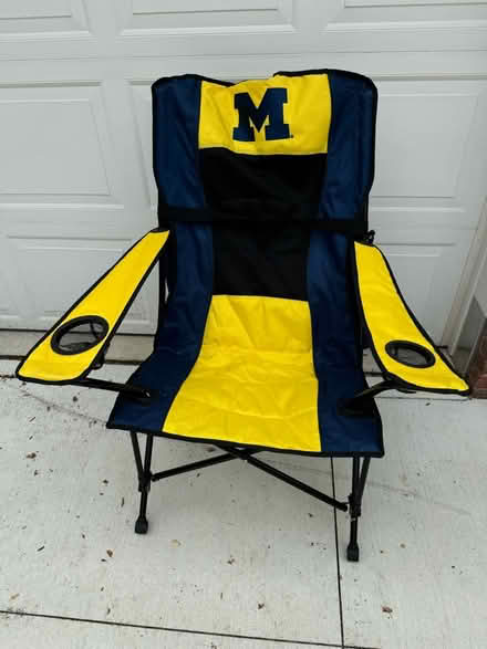 Photo of free Michigan bag chair w/ broken rivet (Stonebridge) #2