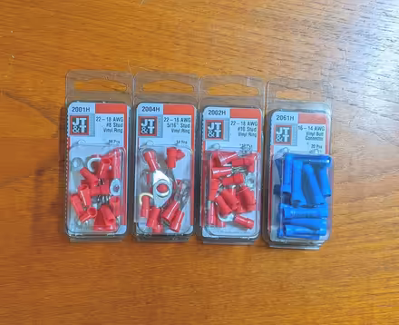 Photo of free electrical terminals and connectors (Groton) #1