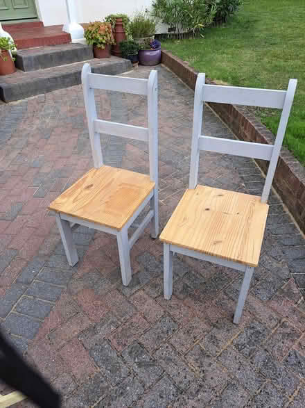 Photo of free 2 Dining Chairs (CT11) #1