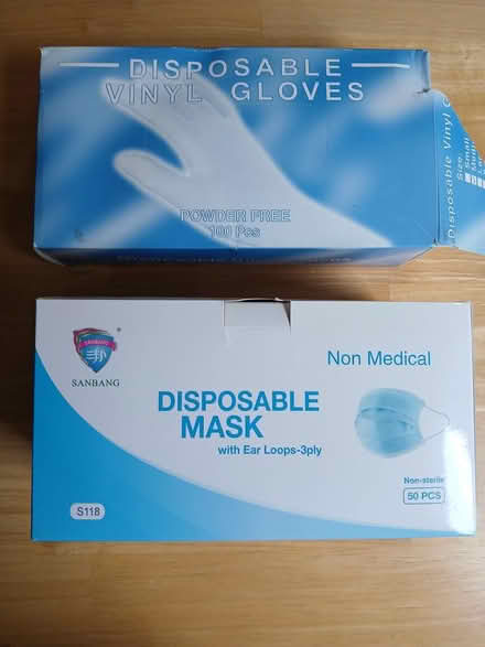 Photo of free Disposable masks and gloves (Ball Square) #1