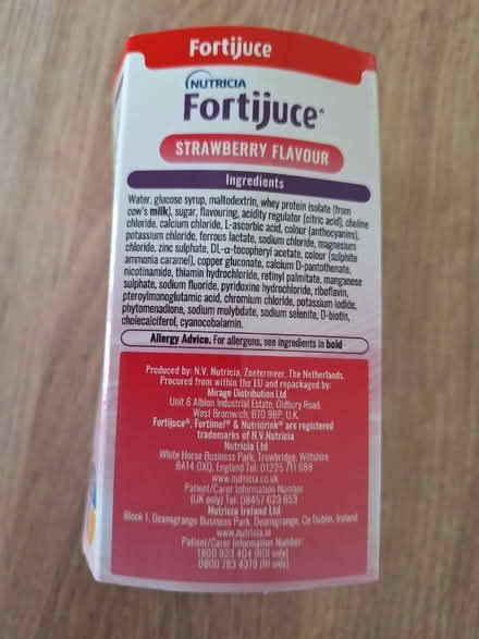 Photo of free Nutricia Fortijuice x 22 bottles (Pemberton WN5) #3