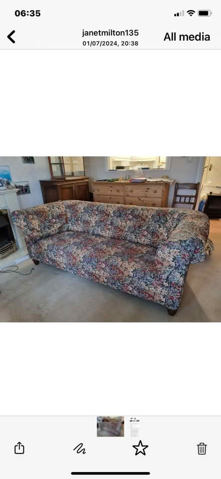 Photo of free Chesterfield Sofa (Arnside LA5) #1