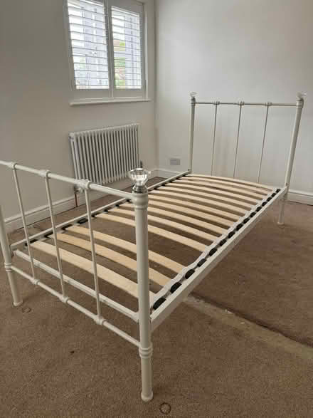 Photo of free Next white single bed (Dagenham RM10) #3