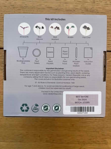 Photo of free Edible plant growing kit (Roehampton (SW15)) #2