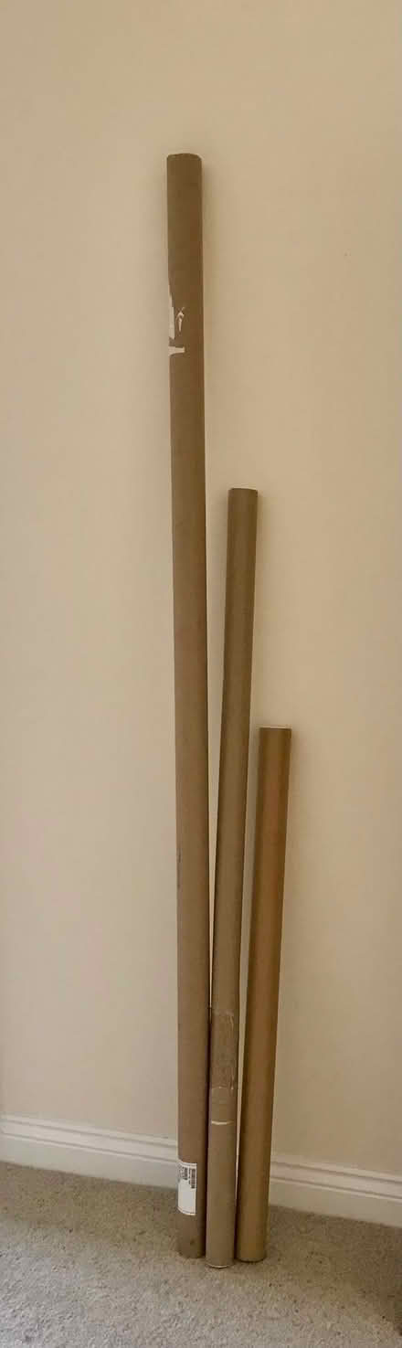 Photo of free Three cardboard parcel/packing cylinders/tubes (CO7) #1