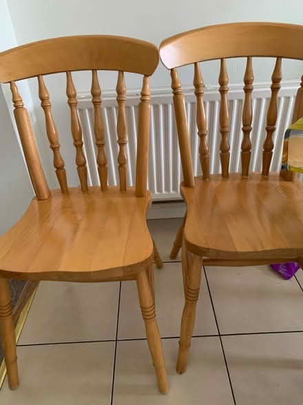 Photo of free Sturdy wooden chairs (Coleridge Ward CB1) #3